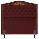 Ver imagem 3 de Cabeceira Cama Box Casal 140cm Imperial J02 Suede Vinho - Mpozenato