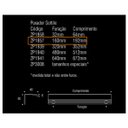Ver imagem 3 de Puxador para Móveis Sottile 160 Mm Zen Preto Sobrepor para Mdf 18mm