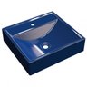 Cuba para Banheiro Quadrada Azul Escuro Q39 - Compace - 2