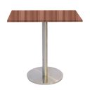Ver imagem 1 de Mesa Bistrô Beta 112,50 Cm (alt) Disco Redondo Tampo Mdp Quadrado 60 Cm (larg) X 2,50 Cm (alt)