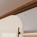 Ver imagem 3 de Guarda Roupa Casal 6 Portas (2 C/ Espelho) e 6 Gavetas C/ Pés Dubai Nature/off White - Henn