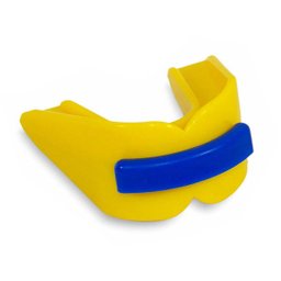 Protetor Bucal Duplo - Amarelo - Muvin - PTB-400 - 1