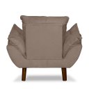Ver imagem 3 de Mini Poltrona Cadeira Opala Infantil de Criança Suede