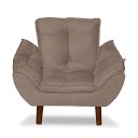 Ver imagem 1 de Mini Poltrona Cadeira Opala Infantil de Criança Suede