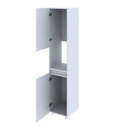 Armário Fechado para Bebedouro 35,8cm 2 Portas Bl3312 Tecno Mobili - Branco - 4