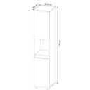 Ver mais imagens de Armário Fechado para Bebedouro 35,8cm 2 Portas Bl3312 Tecno Mobili - Branco