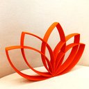 Ver imagem 5 de Estatueta Flor de Lótus - Símbolo Vida, Decoração,quarto - Cor: Laranja