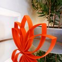 Ver imagem 4 de Estatueta Flor de Lótus - Símbolo Vida, Decoração,quarto - Cor: Laranja