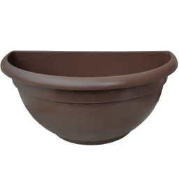 VASO MEIA LUA JARDIM VERTICAL SUSPENSO TABACO MÉDIO 25 UND - 1