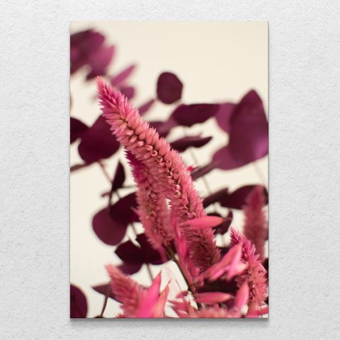 Quadro Decorativo Vertical Lavanda sem Moldura e sem Vidro 90X140