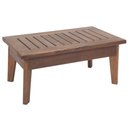 Ver imagem 1 de Mesa de Centro Retangular Rústica 100cm em Madeira Maciça - Natural