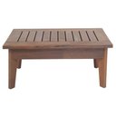 Ver imagem 4 de Mesa de Centro Retangular Rústica 100cm em Madeira Maciça - Natural