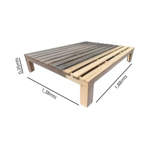 Cama Casal Padrão Penafort sem Pintura (crua)