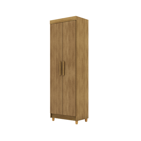 Armário Multiuso Line 2 Portas 5 Prateleiras Nature/brisa