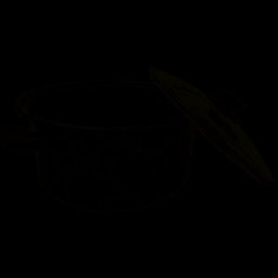 Panela Preta Grande Caçarola Esmaltada 10 L Tampa De Vidro - 3