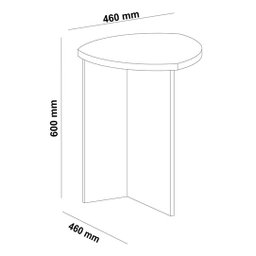 Mesa de Apoio Delta Cedro Artely - 6