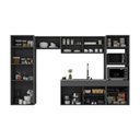 Ver imagem 2 de Armário de Cozinha Modulada Completa Suspensa 313cm Milano Multimóveis Mp2404 Cinza