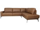 Ver imagem 2 de Sofá de Couro Rubi 3 Lugares com Chaise Esquerda Soft Mel - Mempra Design