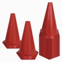 Ver imagem 1 de Cone de Marcação de Plástico - 24cm - Kit com 24 - Vermelho - Muvin - Mtf-30800