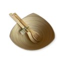 Ver imagem 1 de Saladeira 29 Cm Design Moderno Bambu com Pegador Utensilios do Chef