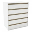 Ver imagem 3 de Cômoda 5 Gavetas Mdf Select Belmax
