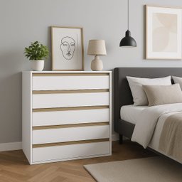 Cômoda 5 Gavetas Mdf Select Belmax - 2