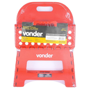 Ver imagem 2 de Cadeira Infantil Plastica Dobravel 220mm Vermelha com Encosto