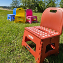 Ver imagem 3 de Cadeira Infantil Plastica Dobravel 220mm Vermelha com Encosto