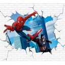 Ver imagem 1 de Papel De Parede Adesivo, Infantil Homem Aranha e Capitão América 1X1