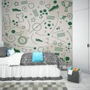 Ver imagem 1 de Papel De Parede Adesivo, Infantil Futebol