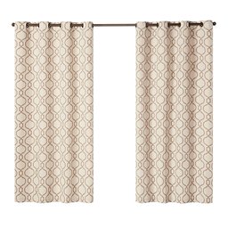 Cortina Rústica Capri Estampada 2,70 M X 2,30 M - Bege - 3