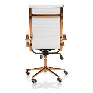 Cadeira de Escritório Giratoria Eames Branca - Alta | Red Gold