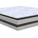 Ver imagem 3 de Colchão Box Casal Queen Size 158cm Molas Ensacadas Soft Pillow Love Story Bege/Marrom - Gazin