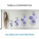 Ver imagem 3 de Adesivo Floral Boho Roxo Estilo Nórdico 70x120 Minimalista Abstrato