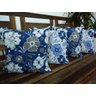 Kit 4 Capas de Almofadas Decorativas Jacquard Estampado Floral 3 - 1