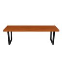 Ver mais imagens de Mesa Industrial Lanna Madeira Maciça com Ferragem Preta 2,20m