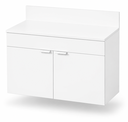 Ver imagem 1 de Gabinete para Banheiro Suspenso Continente 100% MDF 15mm