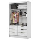 Ver imagem 5 de Guarda Roupa Sevilha 2 Portas de Correr com Espelho Carioca Móveis