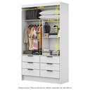 Ver imagem 4 de Guarda Roupa Sevilha 2 Portas de Correr com Espelho Carioca Móveis