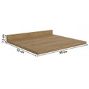 Ver imagem 2 de Tampo para Balcão 60cm E603 Freijó - Kappesberg