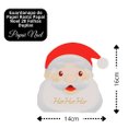 Ver imagem 6 de Guardanapo Decorado Natal Papai Noel Pacote 20 Folhas Duplas 16cm - Magizi