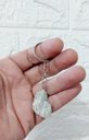 Ver imagem 2 de Chaveiro Pedra Mica Estrela Verde Bruta Proteção Estresse