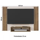 Ver imagem 5 de Sala de Estar Completa Cine para Tv até 40 Polegadas Pinho/off White - Artely