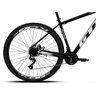 Bicicleta Mtb Aro 29 Gti Roma 21 Marchas e Freios a Disco Cor:preto+cinza;tamanho:17 - 3