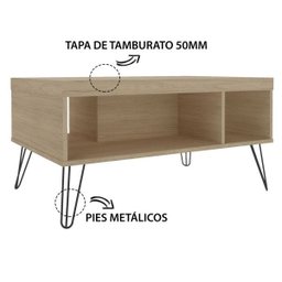 Mesa de Centro Liberty Carvalho - Artely - 3