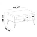 Ver imagem 4 de Mesa de Centro Liberty Carvalho - Artely