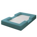 Ver imagem 1 de Cama Montessoriana Berço Infantil 100% Espuma Balaqui Decor Cor:azul