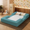 Ver imagem 5 de Cama Montessoriana Berço Infantil 100% Espuma Balaqui Decor Cor:azul