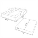 Ver imagem 3 de Cama Montessoriana Berço Infantil 100% Espuma Balaqui Decor Cor:azul