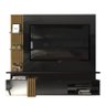 Painel Suspenso Ripado Galina para Tv de até 55” Preto Gloss/tronco Ripado - Pr Móveis - 1